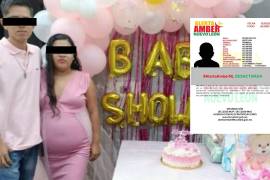 Silvia ‘N’, de 19 años, la joven que reportó el robo de su bebé recién nacida y fingió un embarazo en Nuevo León, de quien se determinó que no había evidencia de un embarazo, hasta celebró una fiesta de baby shower.