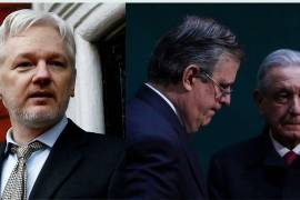 El fundador de WikiLeaks, Assange, continua con una oferta de asilo político en México; AMLO reiteró apoyo; Ebrard explicó porque no se hace efectivo el asilo político para el periodista. FOTO: CUARTOSCURO