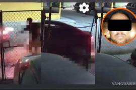 Momento captado por cámaras de seguridad muestra cómo el vehículo embiste a la víctima en la colonia Álamos.