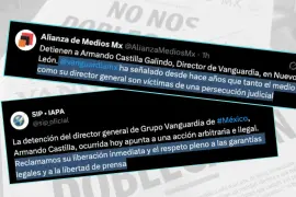 Armando Castilla Galindo, director de grupo VANGUARDIA, fue detenido en el Aeropuerto Internacional de Monterrey y posteriormente liberado al acreditarse irregularidades en la acusación en su contra.