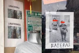 ¿El muro de la vergüenza? en centro de Saltillo, locatarios exhiben a ladrones y asaltantes