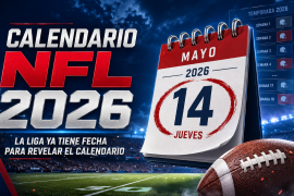 La NFL revelará el calendario completo de la Temporada 2026 el jueves 14 de mayo, con México a la espera del rival y la fecha para el juego en el Estadio Banorte.