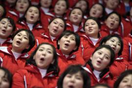 Las “porristas” de Norcorea se roban la atención en los Olímpicos de Invierno