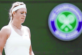 Azarenka se baja de Wimbledon por lesión