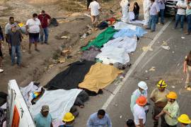 Tragedia. El pasado 9 de diciembre, en Chiapas, 56 migrantes murieron tras accidentarse el tráiler en el que viajaban.