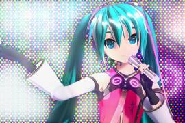 Hatsune Miku, creada para el programa de ordenador Vocaloid, no es una persona real. EFE/Nora Cifuentes