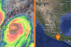 Mientras el huracán ‘John’ ingresaba la noche del lunes a México, en la misma zona reportaron un temblor.