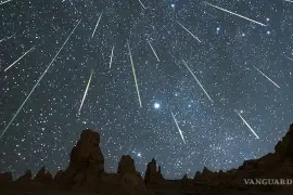 (IMAGEN ILUSTRATIVA) La lluvia de estrellas Dracónidas que podrá observarse en los próximos días, siendo México una de las regiones con mejores condiciones para intentar verla.