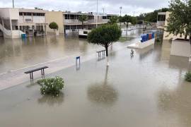 El rector Octavio Pimentel informó que se realizan inspecciones para evaluar el alcance de los daños.