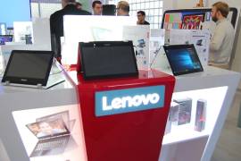 Lenovo exhibe nuevos dispositivos en el CES 2016.