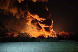 El fuego habría sido provocado de manera intencional; hay pérdidas de alrededor de medio millón de pesos.