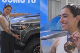 Ana Paula Vázquez, orgullosamente originaria de Ramos Arizpe, recibió una Chevrolet Colorado ZR2 de parte de General Motors de México como reconocimiento a su trayectoria.