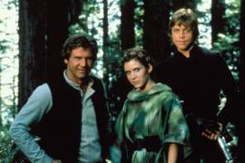 Internet revive triángulo amoroso de Carrie Fisher, Mark Hamill y Harrison Ford en Star Wars