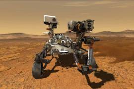Sonda espacial Perseverance de la NASA en Marte. NASA/JPL-Caltech