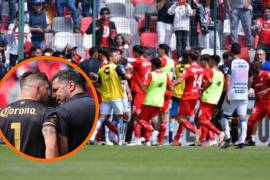 En el partido del pasado domingo, Ángel Sosa se enfrentó a Tiago Volpi después de que éste último cobrara un penal con Toluca.
