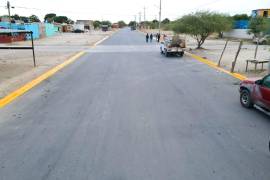 Con recursos provenientes del Registro de Vehículos Usados de Procedencia Extranjera, se pavimentan más calles en Ciudad Acuña.