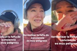 La mujer, visiblemente afectada, narró la pesadilla que vivió, en la que resultó con heridas en su mano derecha.