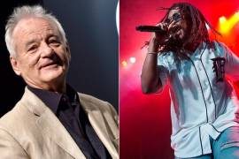 Bill Murray sorprende a Lupe Fiasco tras bambalinas