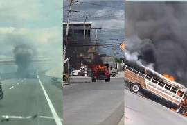 Bloqueos en Matamoros, Tamaulipas, tras la detención de un líder del Cártel del Golfo.