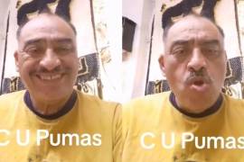 El señor se ha hecho viral por el curioso cántico que inventó para apoyar a sus Pumas de la UNAM.