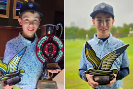 Trejo terminó como campeón general de la Gira Junior Classic con 80 puntos.