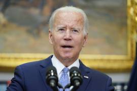 El presidente Joe Biden habla antes de promulgar la ley S. 2938, el proyecto de ley de seguridad de armas de la Ley Bipartidista de Comunidades más Seguras, en la Sala Roosevelt de la Casa Blanca en Washington, el sábado 25 de junio de 2022.