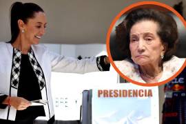 “Solo quiero decirles que para la Presidencia voté por Ifigenia Martínez. Y todo lo demás, pues ya saben cómo votamos”, comentó Sheinbaum