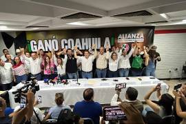 La dirigencia priista reportó una participación superior al 52 por ciento y destacó una ventaja de tres a uno con el 65 por ciento de las actas computadas.