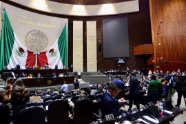 En la votación, el proyecto fue avalado con 343 votos a favor de Morena, MC, PT y PVEM, y 124 en contra de PAN y PRI.