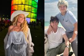 Postura. La cantante mexicana reiteró que la maternidad es el aspecto más importante de su vida.