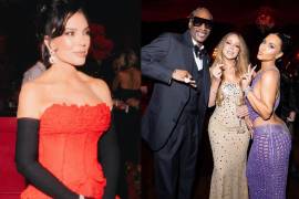 Amistad. Kim Kardashian reveló el mensaje del rapero, quien no quiso “faltarle al respeto” a la celebración en Beverly Hills.