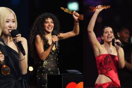 Logros. Olivia Dean fue la gran ganadora de la noche al llevarse cuatro estatuillas, entre ellas Artista Británica del Año.