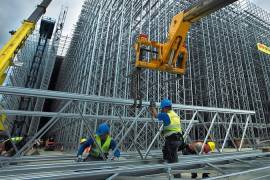 De acuerdo con los Indicadores de Empresas Constructoras, el valor de la producción de las constructoras en el país reportó tres retrocesos consecutivos en septiembre, al contraerse 4.8 por ciento frente a agosto.