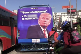 La iniciativa comenzó de manera visible en los camiones de la ruta Caleta-Centro.