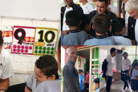 Figuras como Buffon, Xavi, Pirlo y Del Piero compartieron momentos inolvidables con los pequeños, jugando una ‘cascarita’ y participando en dinámicas en sus salones de clase.