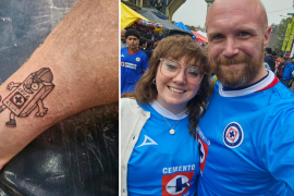 Adam Devonshire, bajista de la banda británica IDLES, se convirtió en un fan incondicional de Cruz Azul tras su visita a México.