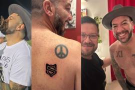 Celebración. Faisy compartió en redes sociales el proceso de su tatuaje tras el campeonato de Saltillo Soccer.