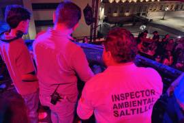 Dos establecimientos fueron notificados por exceder los límites de sonido permitidos durante el operativo efectuado en el primer cuadro de Saltillo.