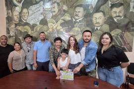 El equipo de producción dio el claquetazo oficial en la Casa de la Cultura de Viesca.