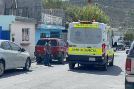 La mujer sufrió una herida de aproximadamente tres centímetros en el rostro y fue trasladada al Hospital General.