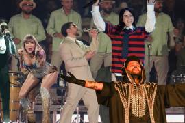 Favoritos. Taylor Swift y The Weeknd se mantuvieron en el top global, confirmando su peso en la industria musical digital.