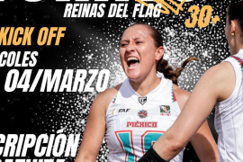 Equipos femeniles categoría 30+ podrán participar en el torneo “Reinas del Flag” que se celebrará en Piedras Negras.