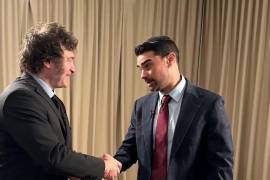 El presidente argentino tuvo una entrevista con el escritor estadounidense Ben Shapiro | Foto: Especial