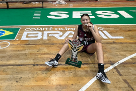 Allegra ha brillado en el Campeonato Internacional de Minibasket de Brasil 2024, ayudando a la Selección Mexicana U13 a conquistar el título de campeonas.