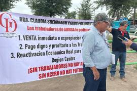 Integrantes del Grupo de Defensa Laboral de Trabajadores de AHMSA difundieron las principales demandas que llevarán a la movilización programada para este sábado.