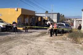 Vista del domicilio donde un hombre perdió la vida a causa del incendio.