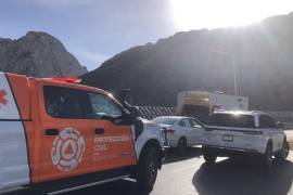 El accidente fue reportado, este miércoles, sobre la autopista a Saltillo a la altura de la colonia Privadas de la Huasteca, en Santa Catarina, Nuevo León