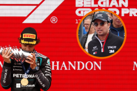 ¿Qué pasó con Checo Pérez? El mexicano abandona en Bélgica y Antonelli se lleva la victoria
