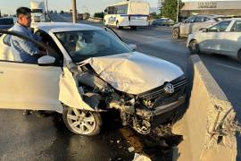 Conduciendo a exceso de velocidad, el conductor de un Vento provocó el accidente.