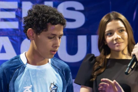 Martín Favela fue la figura del partido al marcar cinco goles en la Teens League.